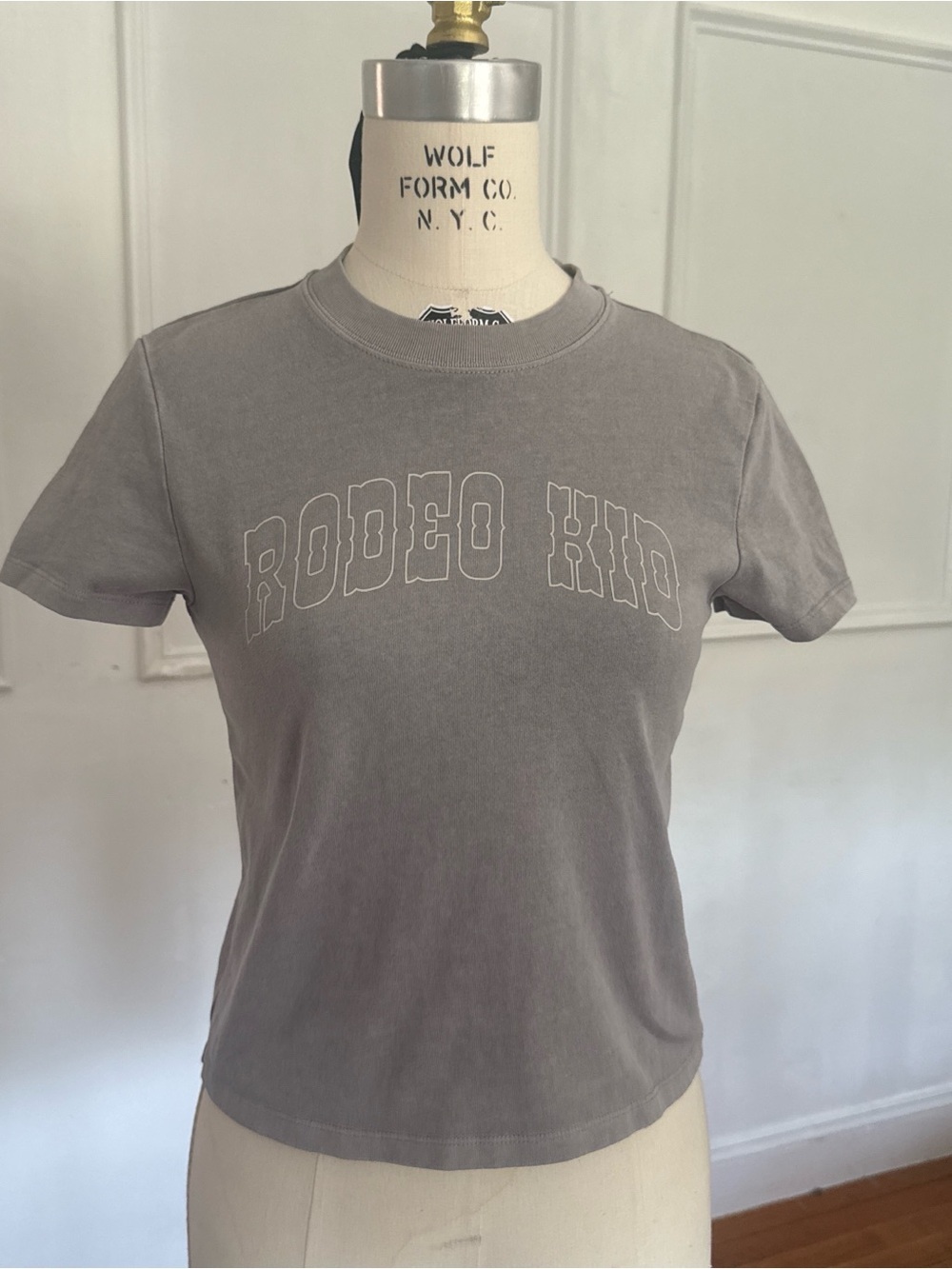 Sunday Best Gray 'Rodeo Kid' Graphic Tee